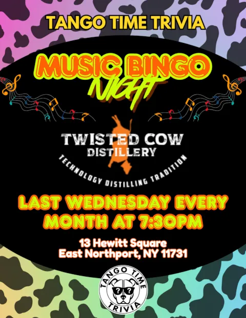 Tango Time Music Bingo