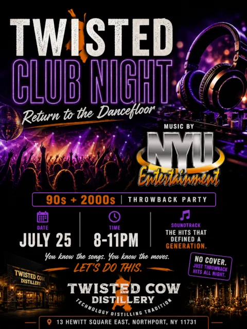 Twisted Club Night - Throwback Dance Party - late 90's early 2000's